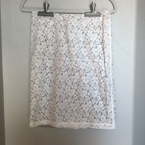 Apt 9 skirt white lace